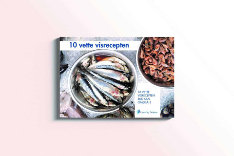 GRATIS e-boek "10 Vette Visrecepten, rijk aan Omega-3" - Care by Nature