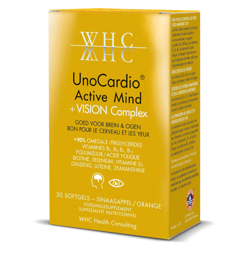 WHC UnoCardio Active Mind - Omega-3 Visolie