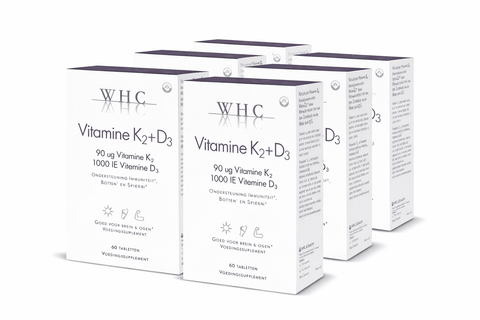 Voordeelpakket 6x WHC Vitamine K2 + D3