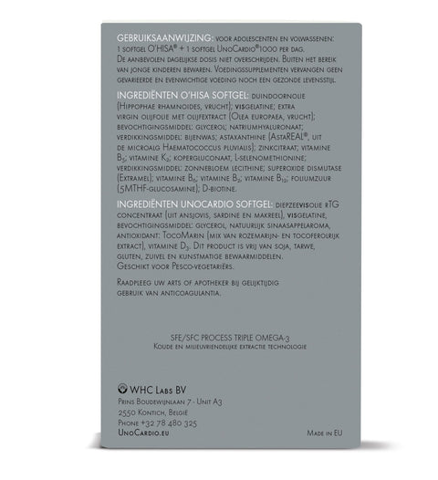 WHC O'HISA Omega Complex - Omega - 3, 7 & 9 met vitaminen en mineralen