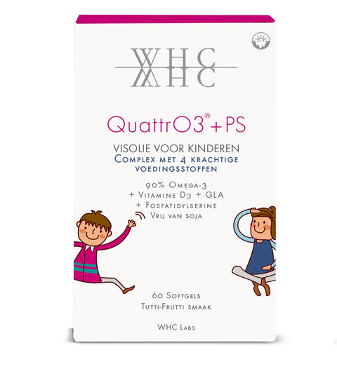 WHC QuattrO3 + PS: Omega - 3 Visolie voor Kinderen