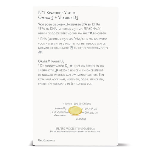 WHC UnoCardio 1000 MINI - Krachtige Omega - 3 Visolie