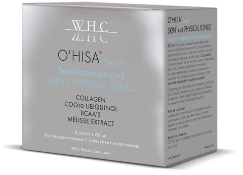 WHC O'HISA 6 Krachtige 10 grams Collageen Shots met BCAA