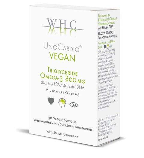 WHC Starterspakket C: 2x Indextest Compleet en 6x UnoCardio VEGAN Algenolie